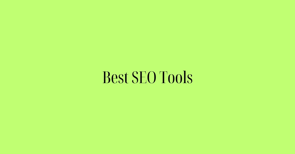 SEO Tools